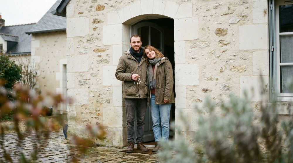 Un couple reçoit les clés de son premier logement